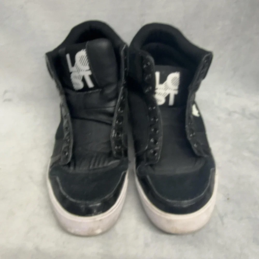 Lacoste Spectral LS SCM Shoes Mens Size 9.5 Black High Top Casual Sneakers